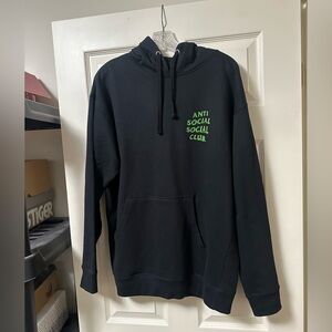 Men’s hoodie anti social social club size large great condition